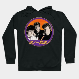 Retro 80s Style A-Ha Fan Art Design Hoodie